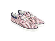 Radii The Jack Red Navy Cream Stripes Mens Lace Up Sneakers