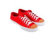PF Flyers Center Lo Red Mens Lace Up Sneakers