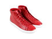 Lacoste L.12.12 Mid 316 1 Cam Dark Red Mens High Top Sneakers