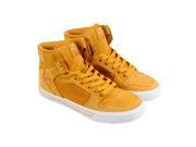 Supra Vaider Amber Gold White Mens High Top Sneakers