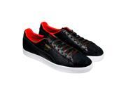 Puma Clyde Gcc Black High Risk Red Mens Lace Up Sneakers