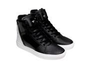 Creative Recreation Adonis Black White Patent Mens High Top Sneakers