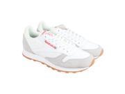 Reebok Classic Leather AG White Skull Grey Classic Mens Athletic Running Shoes
