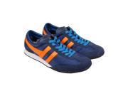 Gola Wasp Navy Orange Blue Mens Lace Up Sneakers