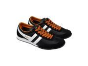 Gola Wasp Black White Chili Mens Lace Up Sneakers