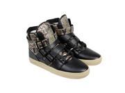 Radii Straight Jacket VLC Jet Rattle Snake Leather Mens High Top Sneakers