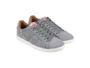 Gola Equipe Suede Light Grey Mens Lace Up Sneakers