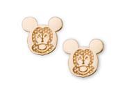 Disney Mickey Mouse Baby Stud Earrings 14Kt Gold