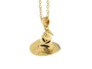 Harry Potter Brass Yellow Gold Plated Sorting Hat With Chain