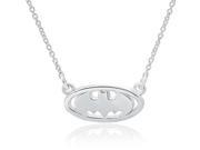 UPC 887746415561 product image for DC Comics Sterling Silver Batman Logo Necklace 18