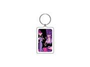 Pink Panther Seated Lucite Key Chain