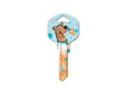 Scooby Doo Blue Kwikset KW1 House Key