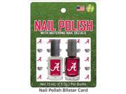 University of Alabama Nail Polish Team Colors and Nail Decals