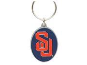 Syracuse University Pewter Keychain NCAA