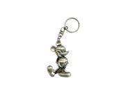 Mickey Mouse Hands Behind Back Pewter Key Chain