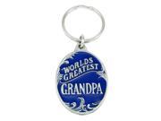 Worlds Greatest Grandpa Pewter Key Chain