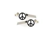 Peace Sign Safety Whistle Keychain