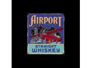 Airport Straight Whiskey Porcelain Refrigerator Magnet