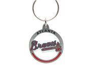 Siskiyou Gifts SBK025Z MLB Zinc Key Ring Braves