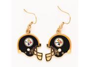 Pittsburgh Steelers Helmet Dangle Earrings