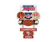 Super Bowl XXIII 23 Bengals vs. 49ers Champion Lapel Pin