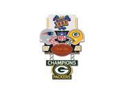 Super Bowl XXXI 31 Patriots vs. Packers Champion Lapel Pin