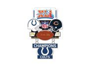 Super Bowl XLI 41 Colts vs. Bears Champion Lapel Pin