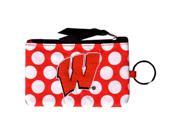 University Of Wisconsin Coin Purse Keychain