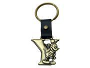 Mickey Mouse Letter Y Brass Key Chain