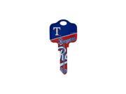 Texas Rangers Large Logo Kwikset KW1 House Key