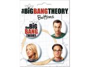 The Big Bang Theory 4 Piece Button Set