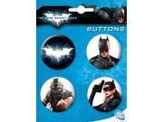 Batman The Dark Night Rises 4 Piece Button Set 82198