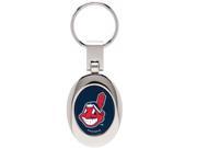 Cleveland Indians Domed Metal Keychain