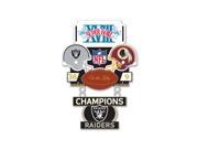 Super Bowl XVIII 18 Raiders vs. Redskins Champion Lapel Pin