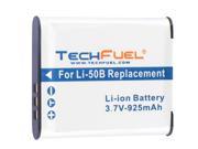 TechFuel Li ion Rechargeable Battery for Pentax WG 10 Digital Camera