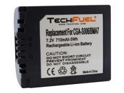 TechFuel Li ion Rechargeable Battery Replaces Panasonic CGR S006 DMW BMA7 CGA S006