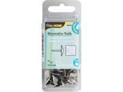Upholstery Decorative Nails 15 32 24 Pkg Silver Square