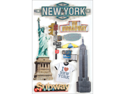 New York 3 D Stickers
