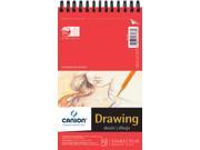 Foundation Wire Bound Drawing Pad 5.5 X8.5 30 Sheets Pad