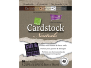 Core dination Core Essential Cardstock 4.25 X5.5 40 Pkg Neutrals
