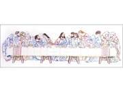 Last Supper Stamped Embroidery Kit 9 X24