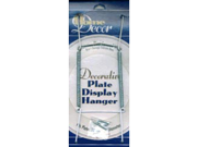 Decorative Plate Display Hanger Expandable 10 14 White