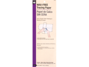 Single Faced Wax Free Tracing Paper 6 x19 5 Pkg Assorted Colors