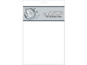 Fundamentals A4 Vellum Sheets 11.7 X8.3 12 Pkg Plain