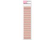 Class A Peel Dot Sparkler Stickers Red