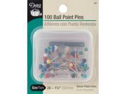 Color Ball Point Pins Size 20 100 Pkg