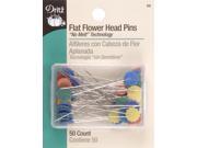 Flat Flower Head Pins 50 Pkg