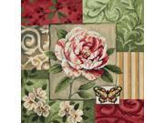 Classic Impressions Needlepoint Kit 14 X14 Stitched In Thread
