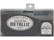 Alvin SZ192 Stazon Metallic with Reink Silver