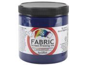 Fabric Screen Printing Ink 8 Ounces Violet